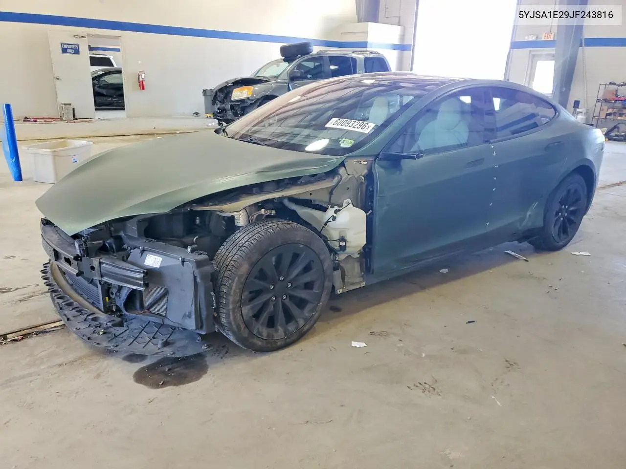 2018 Tesla Model S VIN: 5YJSA1E29JF243816 Lot: 60093296