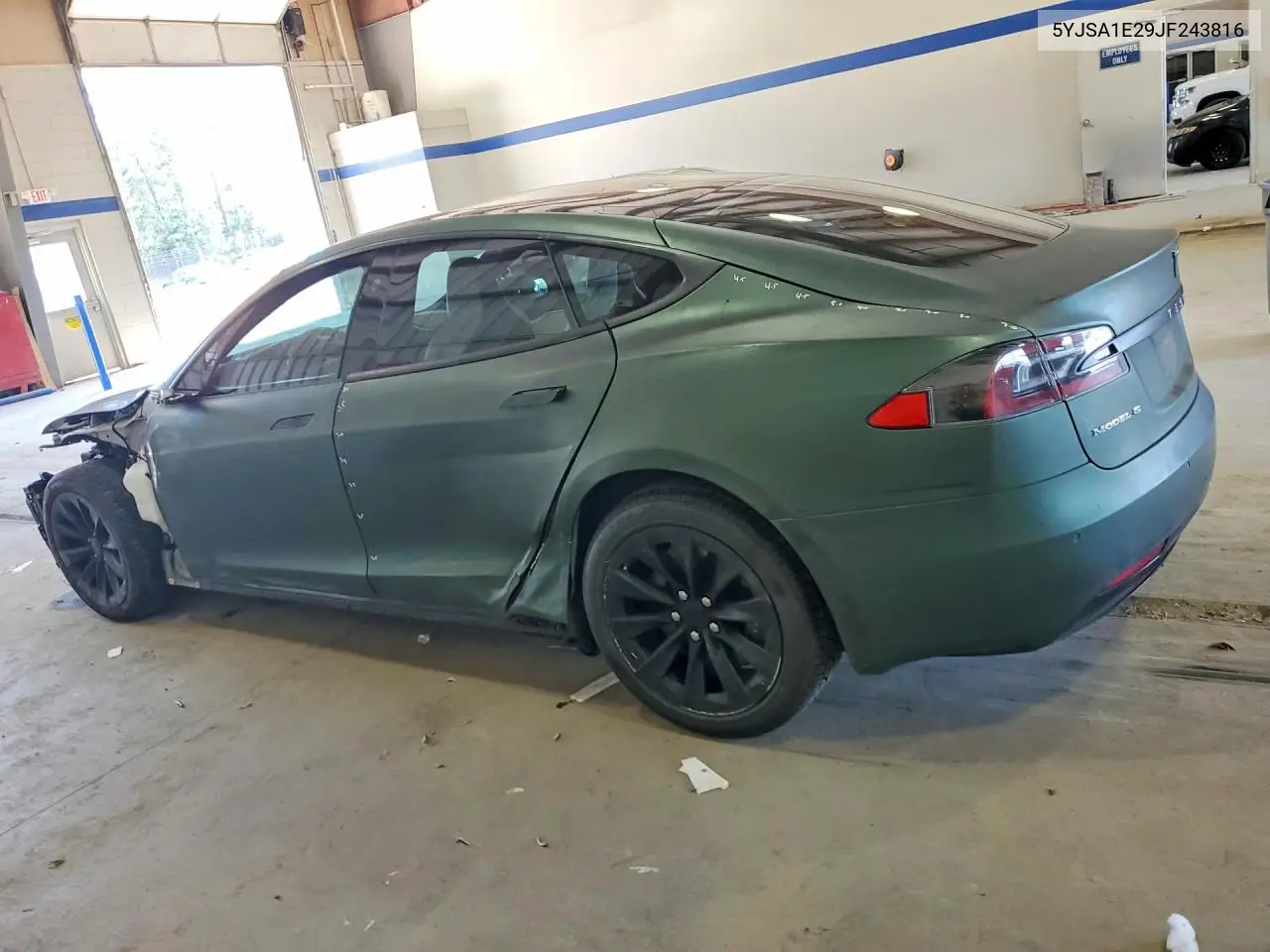 2018 Tesla Model S VIN: 5YJSA1E29JF243816 Lot: 60093296
