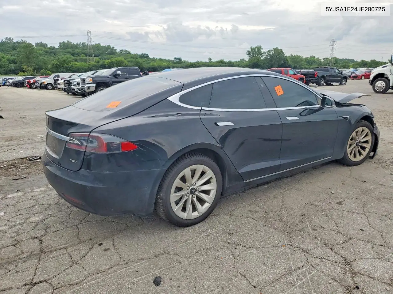 2018 Tesla Model S VIN: 5YJSA1E24JF280725 Lot: 60159206