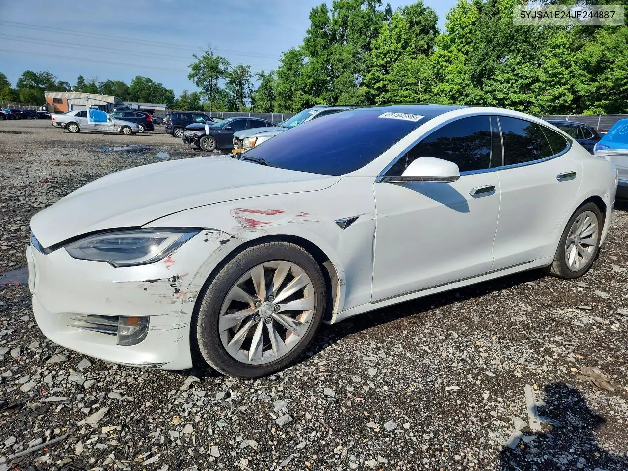 2018 Tesla Model S VIN: 5YJSA1E24JF244887 Lot: 60194996