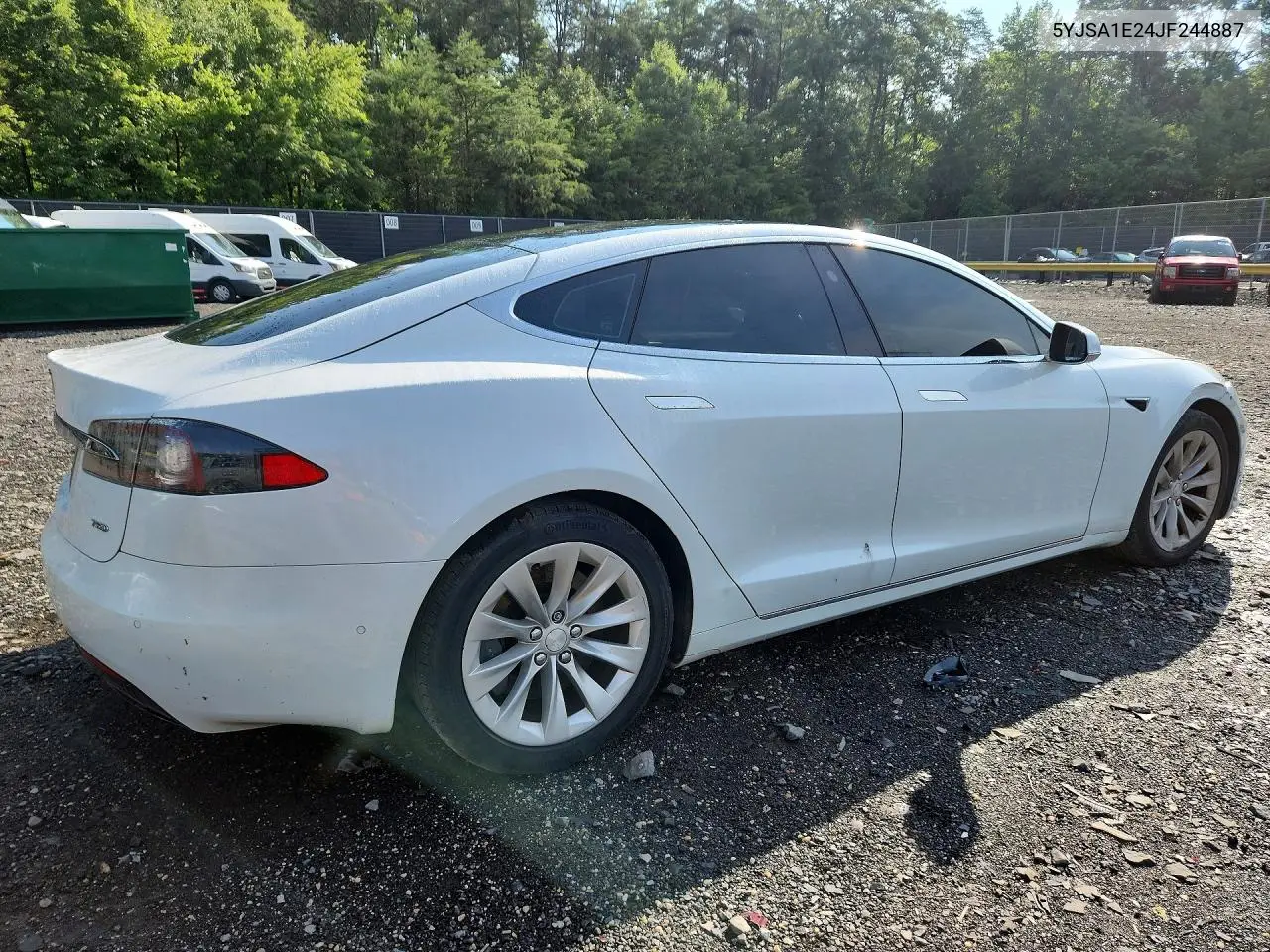 2018 Tesla Model S VIN: 5YJSA1E24JF244887 Lot: 60194996