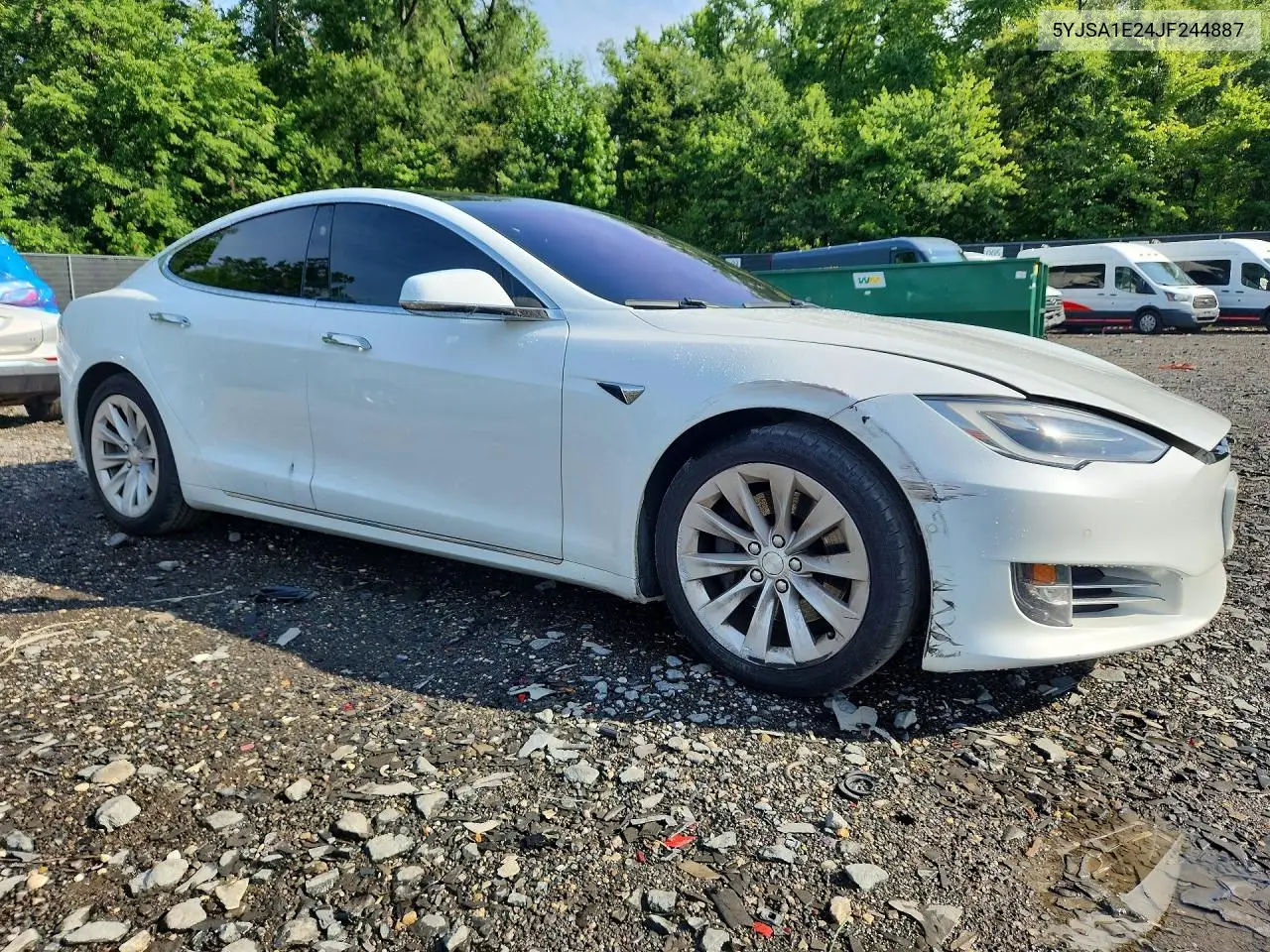 2018 Tesla Model S VIN: 5YJSA1E24JF244887 Lot: 60194996