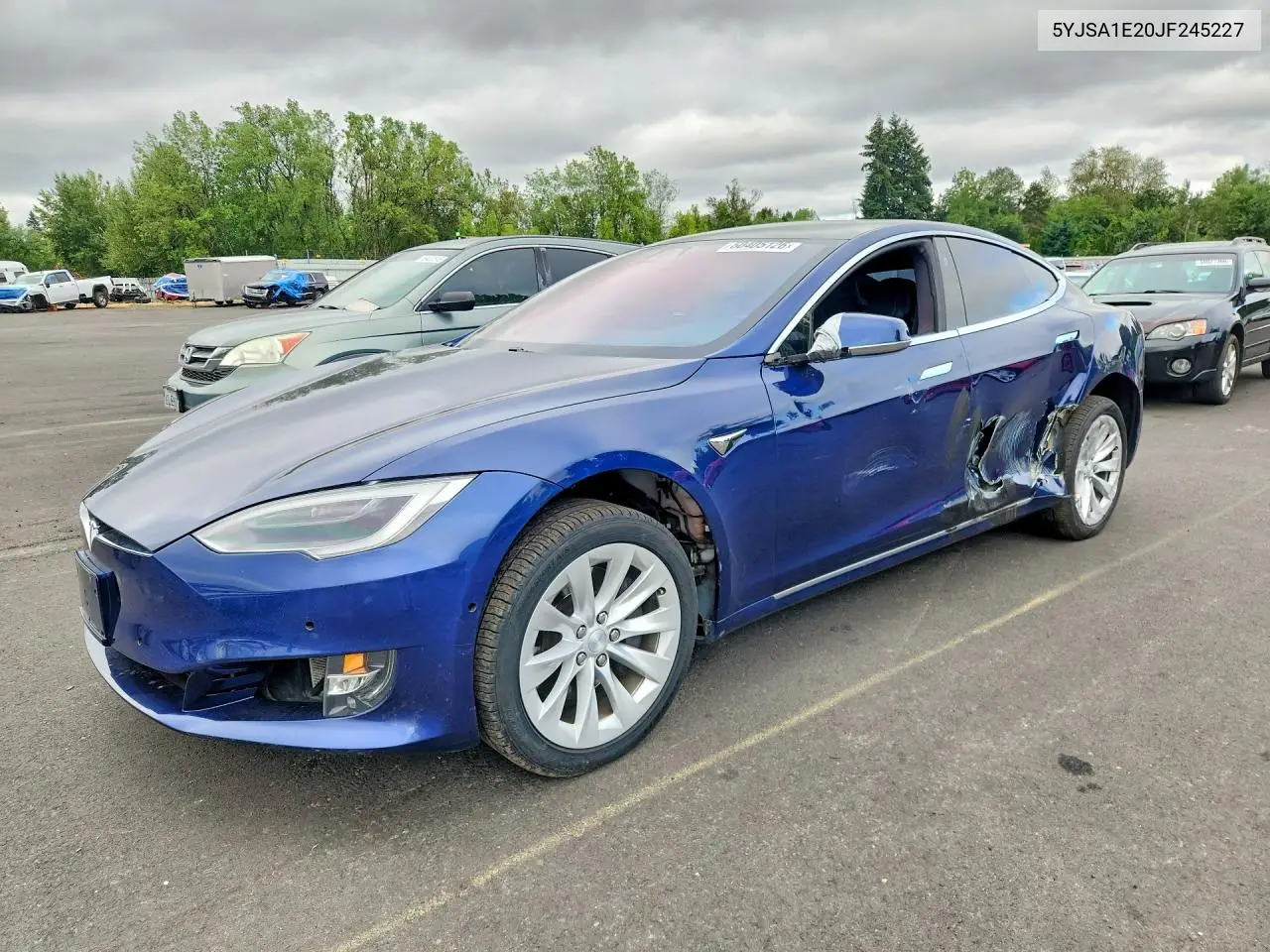 2018 Tesla Model S VIN: 5YJSA1E20JF245227 Lot: 60405126