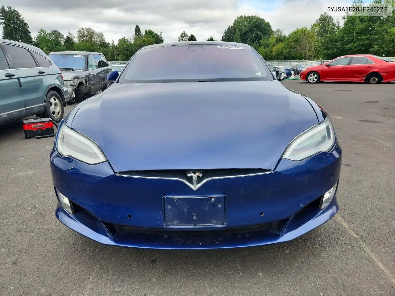 2018 Tesla Model S VIN: 5YJSA1E20JF245227 Lot: 60405126