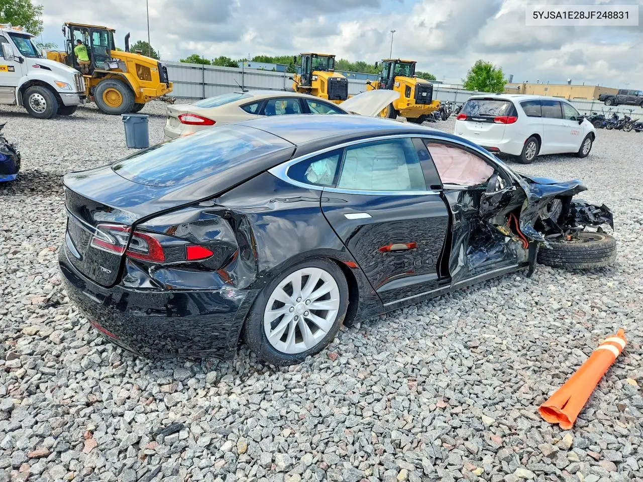 2018 Tesla Model S VIN: 5YJSA1E28JF248831 Lot: 60523016