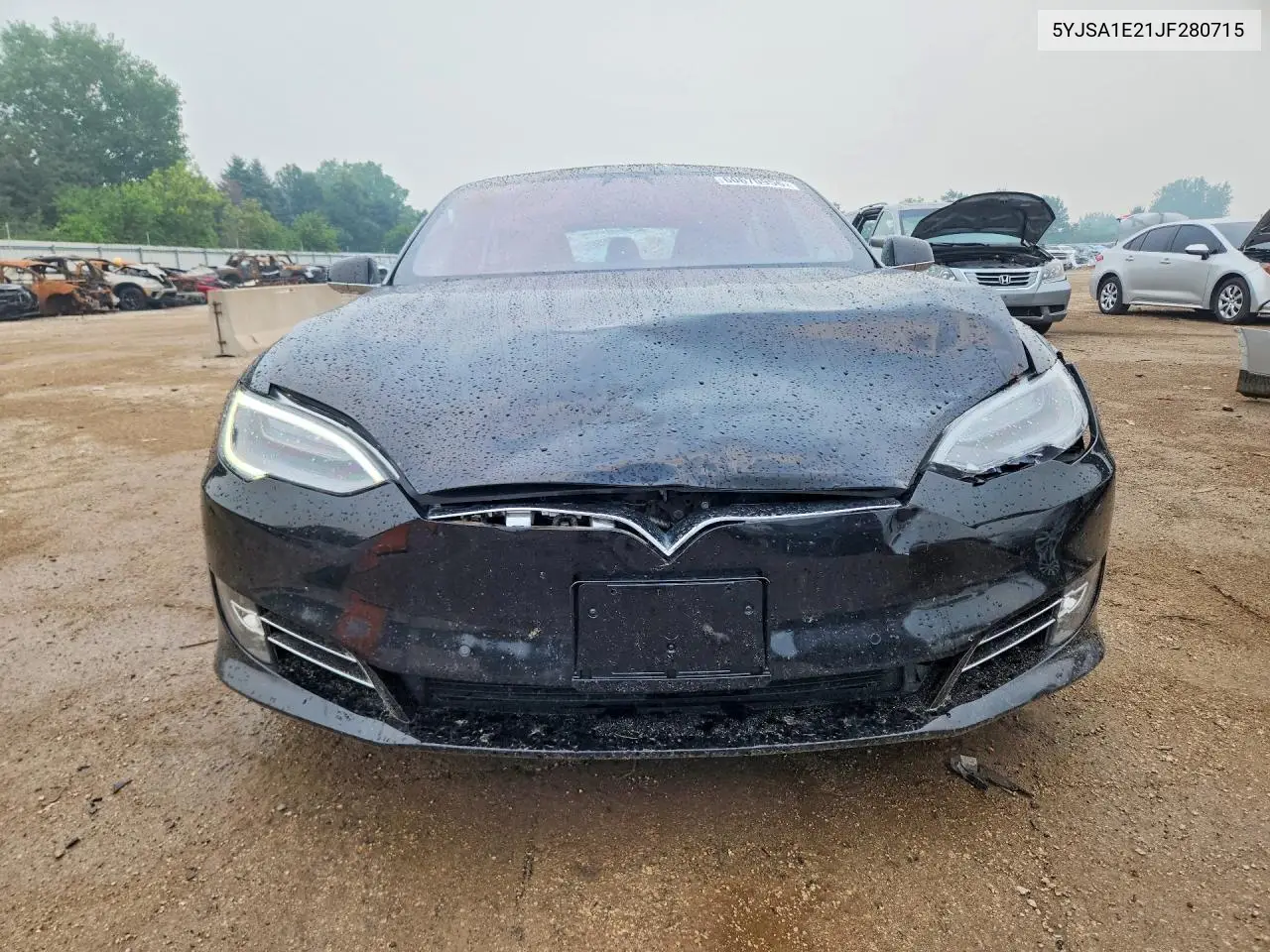 2018 Tesla Model S VIN: 5YJSA1E21JF280715 Lot: 60670956