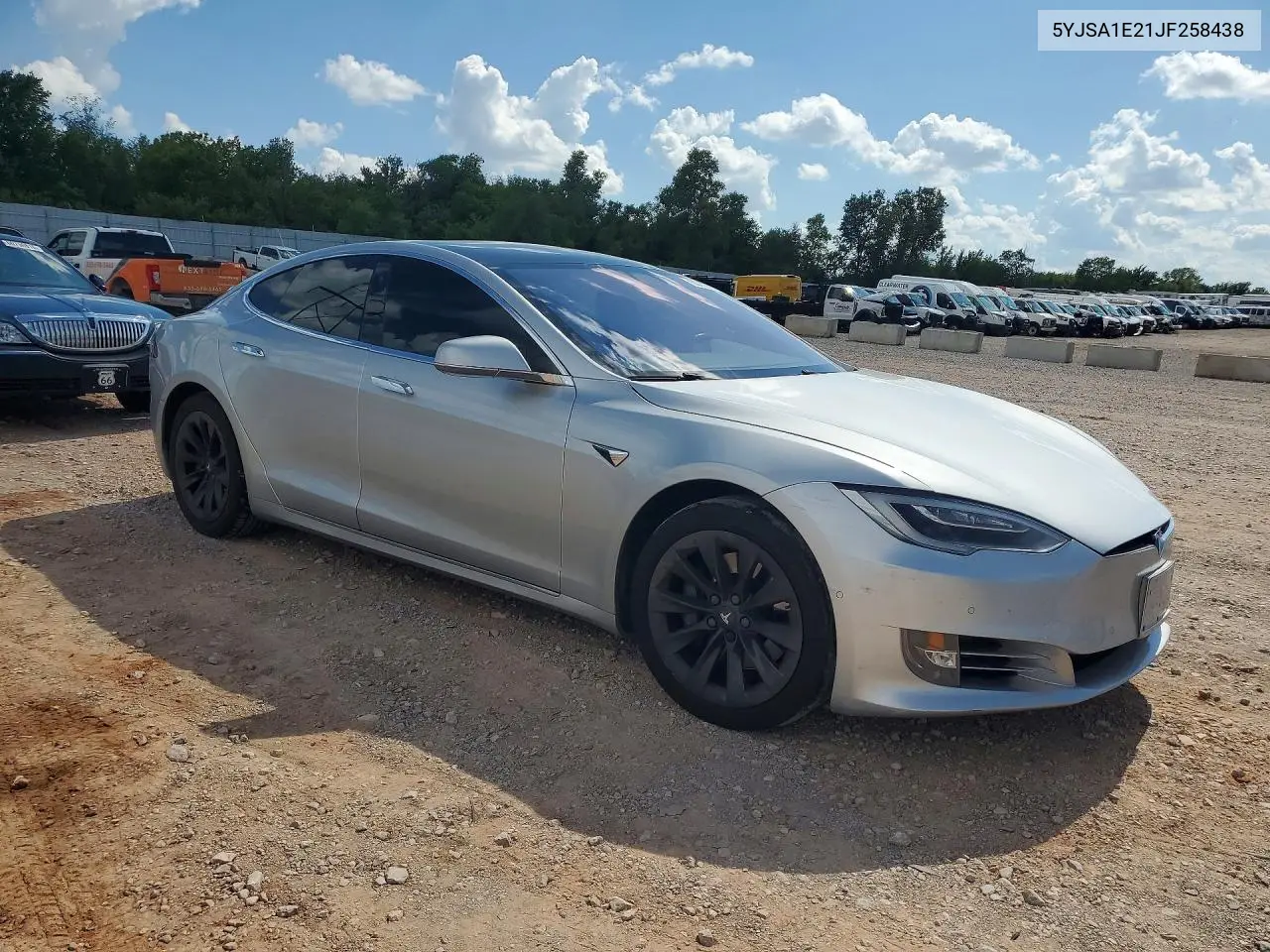 2018 Tesla Model S VIN: 5YJSA1E21JF258438 Lot: 60786206