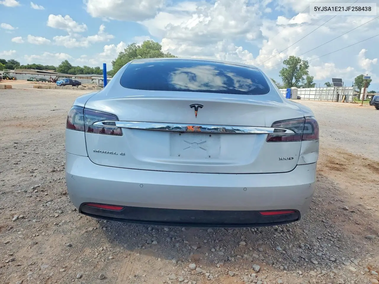 2018 Tesla Model S VIN: 5YJSA1E21JF258438 Lot: 60786206