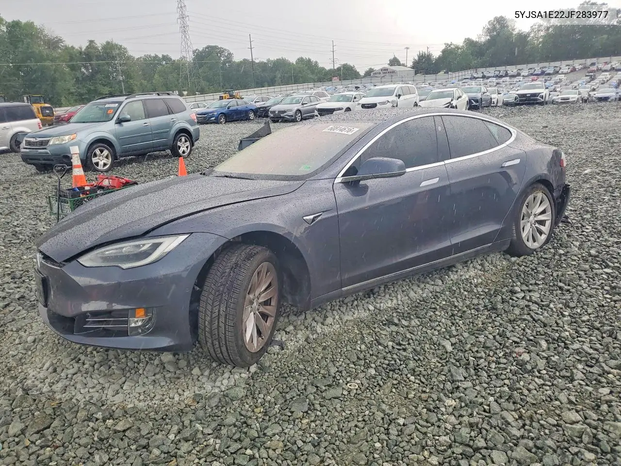2018 Tesla Model S VIN: 5YJSA1E22JF283977 Lot: 60814616
