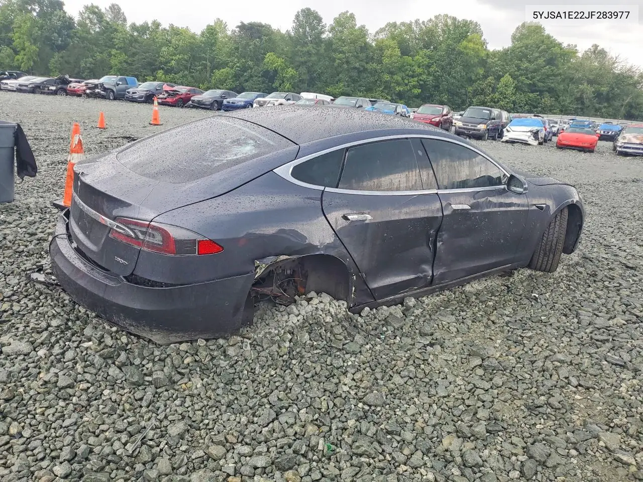 2018 Tesla Model S VIN: 5YJSA1E22JF283977 Lot: 60814616