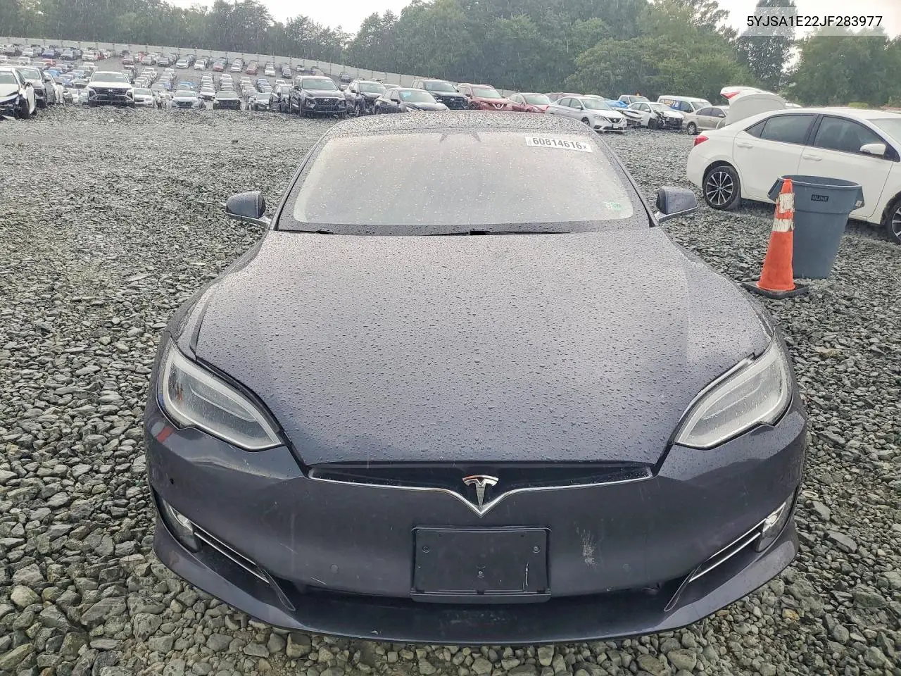 2018 Tesla Model S VIN: 5YJSA1E22JF283977 Lot: 60814616