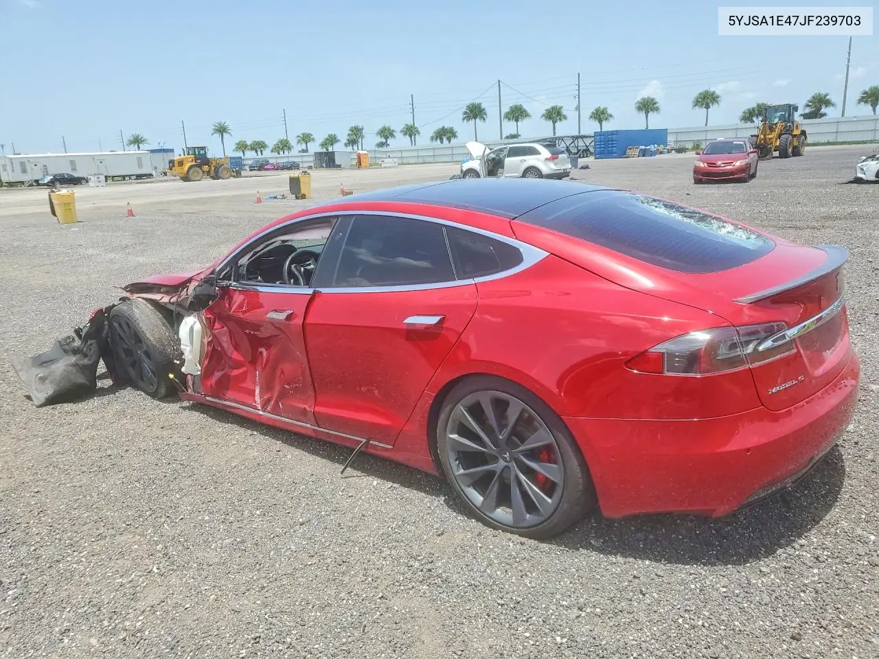 2018 Tesla Model S VIN: 5YJSA1E47JF239703 Lot: 60870116