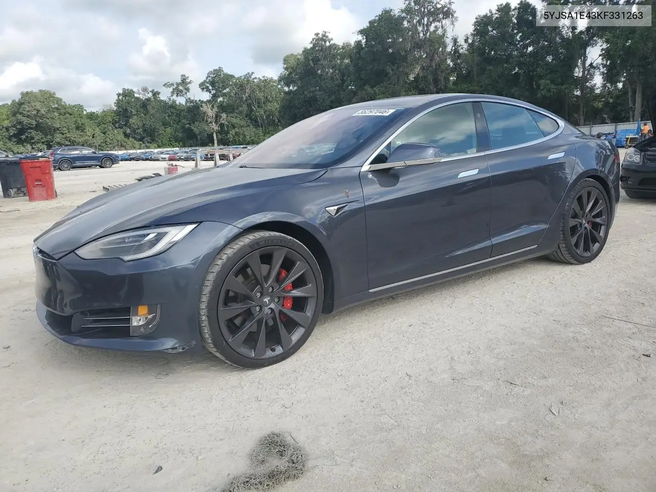 2019 Tesla Model S VIN: 5YJSA1E43KF331263 Lot: 56297046