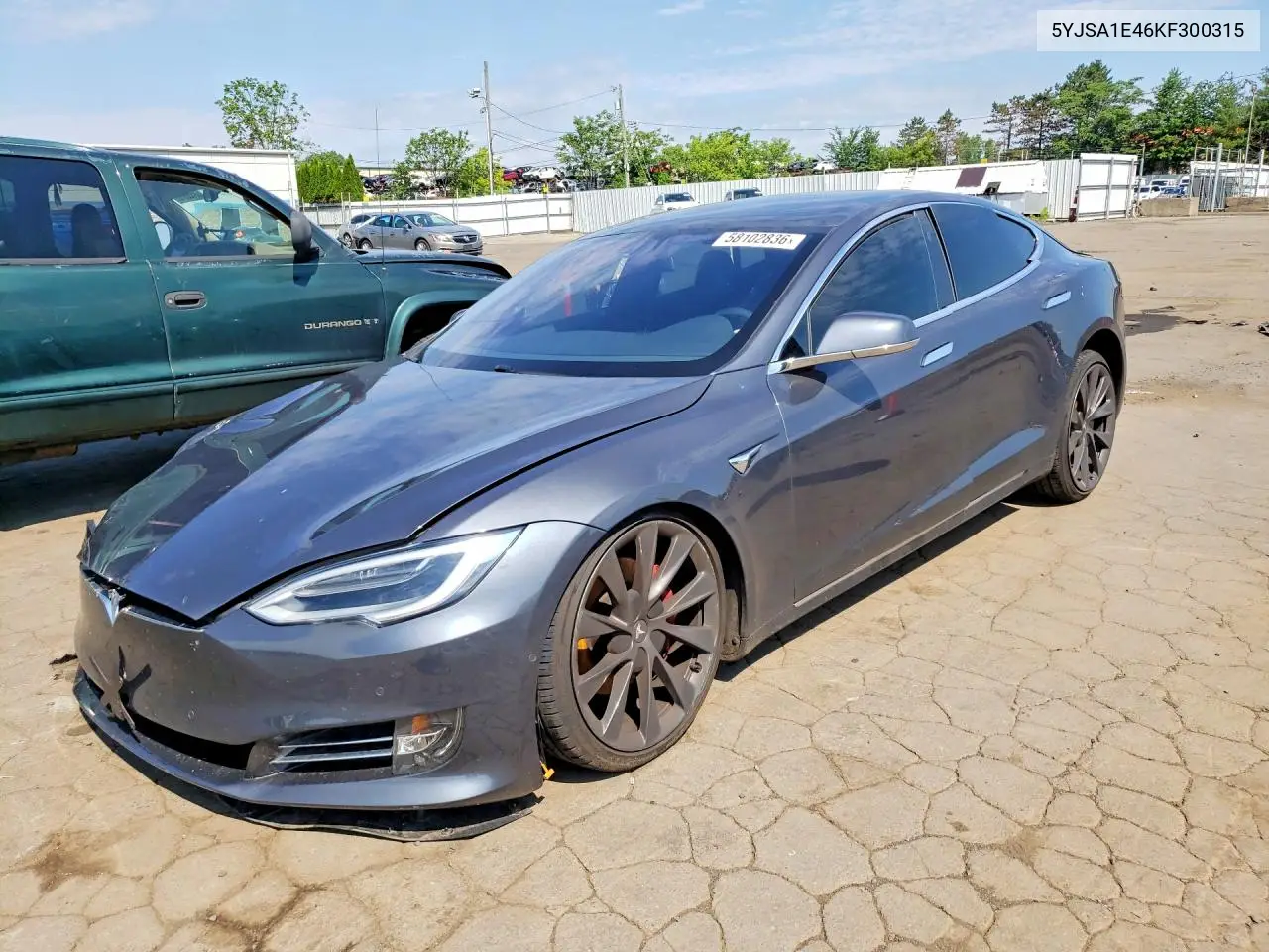 2019 Tesla Model S VIN: 5YJSA1E46KF300315 Lot: 58102836