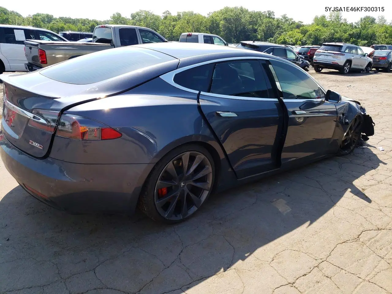 2019 Tesla Model S VIN: 5YJSA1E46KF300315 Lot: 58102836