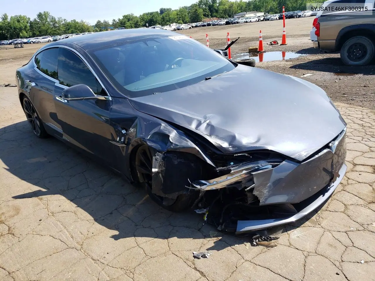 2019 Tesla Model S VIN: 5YJSA1E46KF300315 Lot: 58102836
