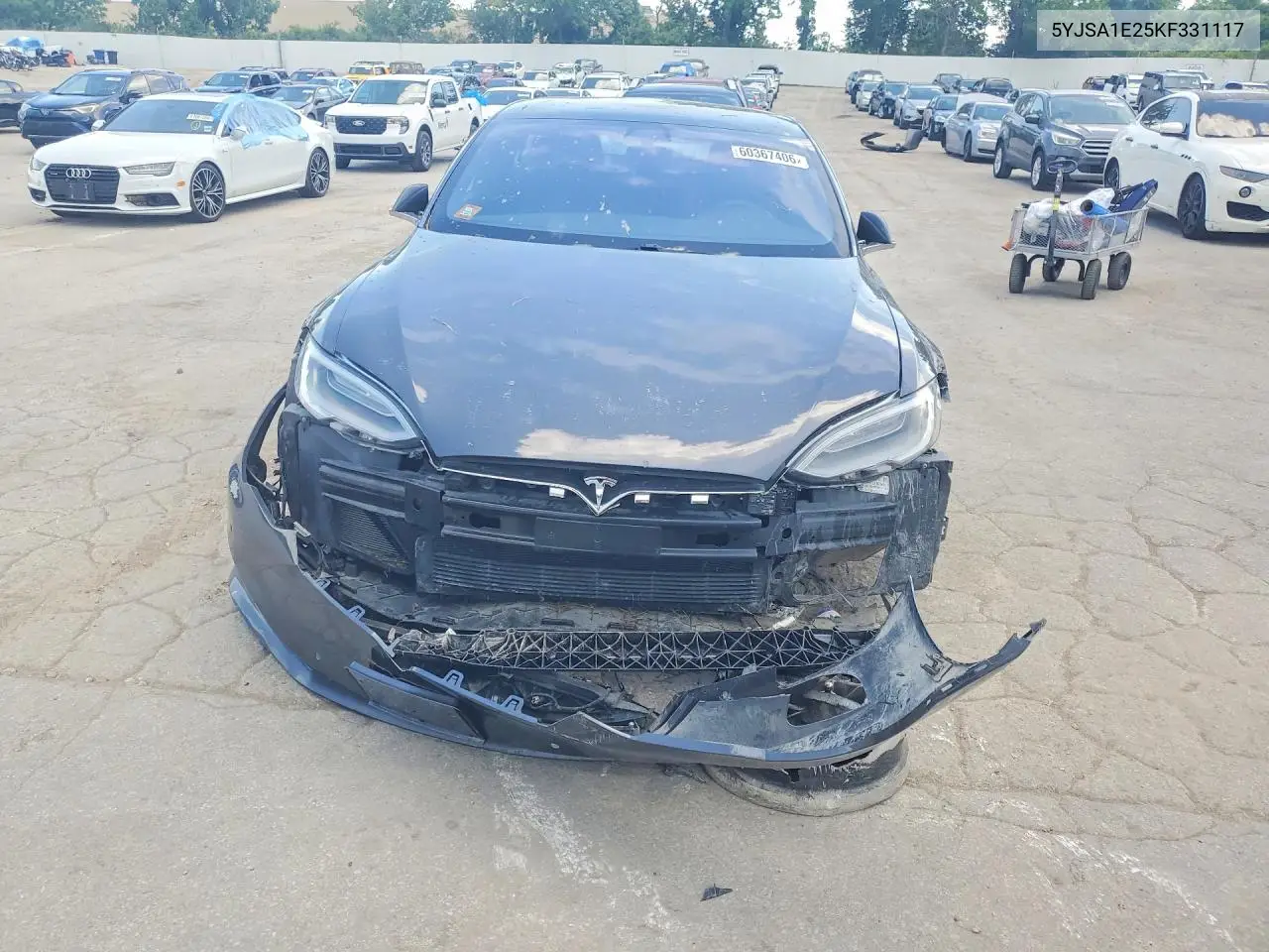 2019 Tesla Model S VIN: 5YJSA1E25KF331117 Lot: 60367406