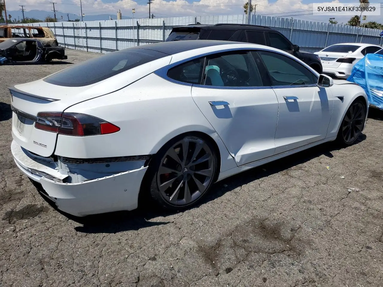 2019 Tesla Model S VIN: 5YJSA1E41KF339829 Lot: 60976836