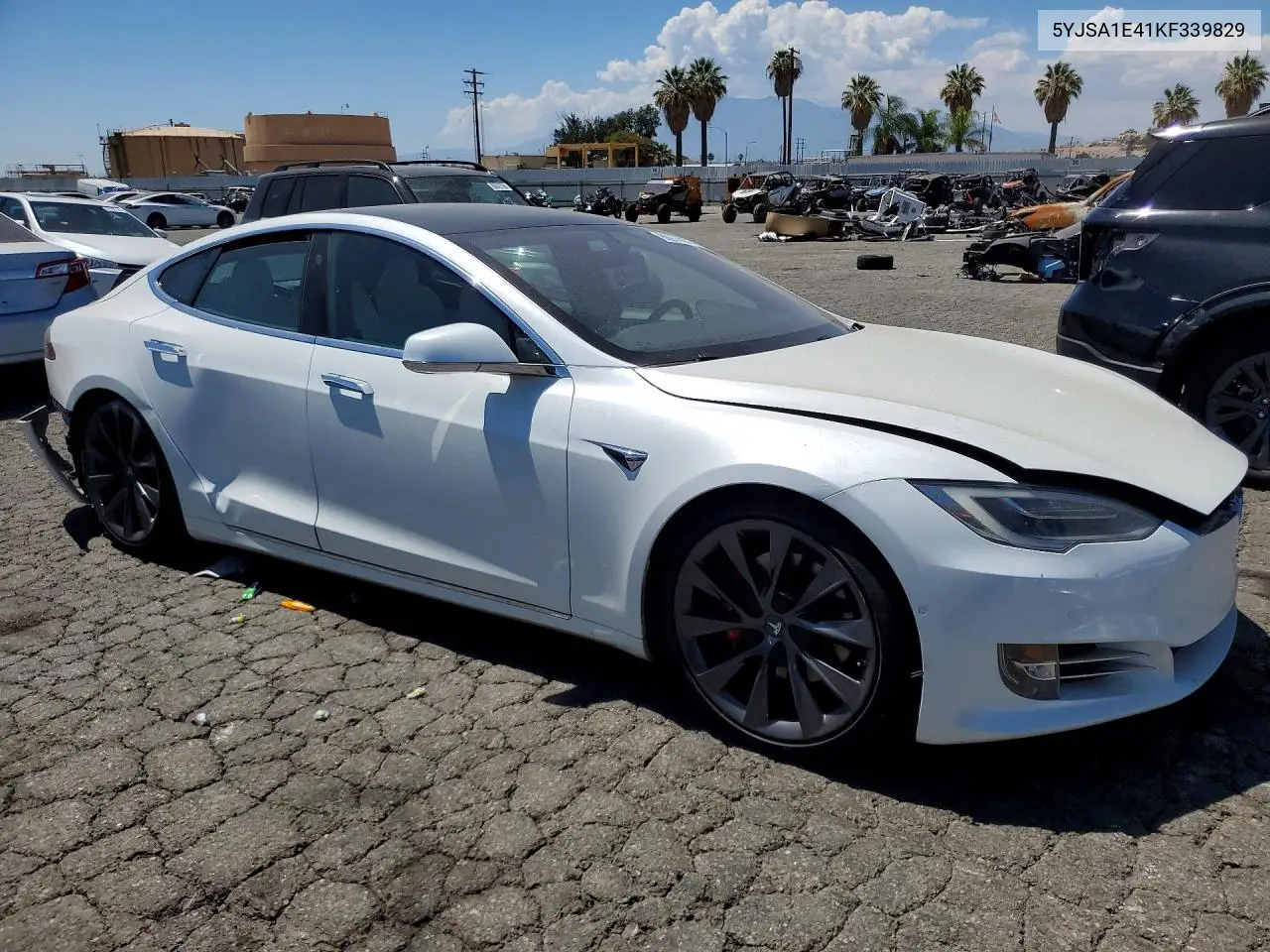 2019 Tesla Model S VIN: 5YJSA1E41KF339829 Lot: 60976836