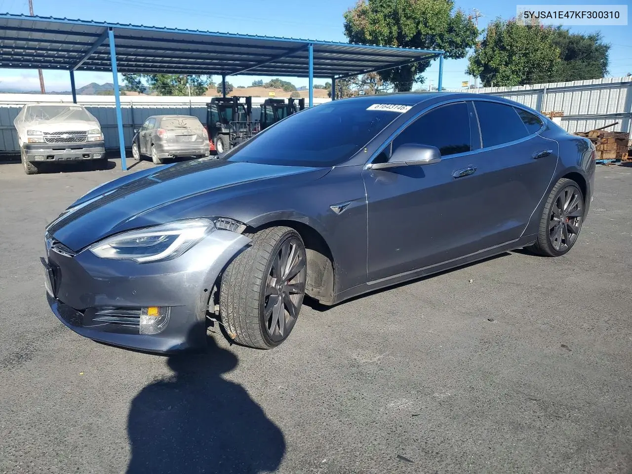 2019 Tesla Model S VIN: 5YJSA1E47KF300310 Lot: 61643146
