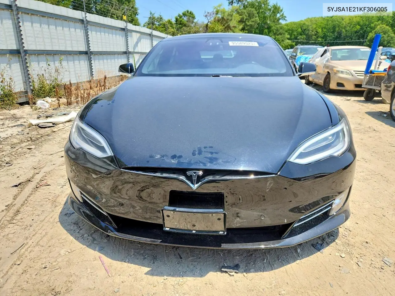 2019 Tesla Model S VIN: 5YJSA1E21KF306005 Lot: 95589525