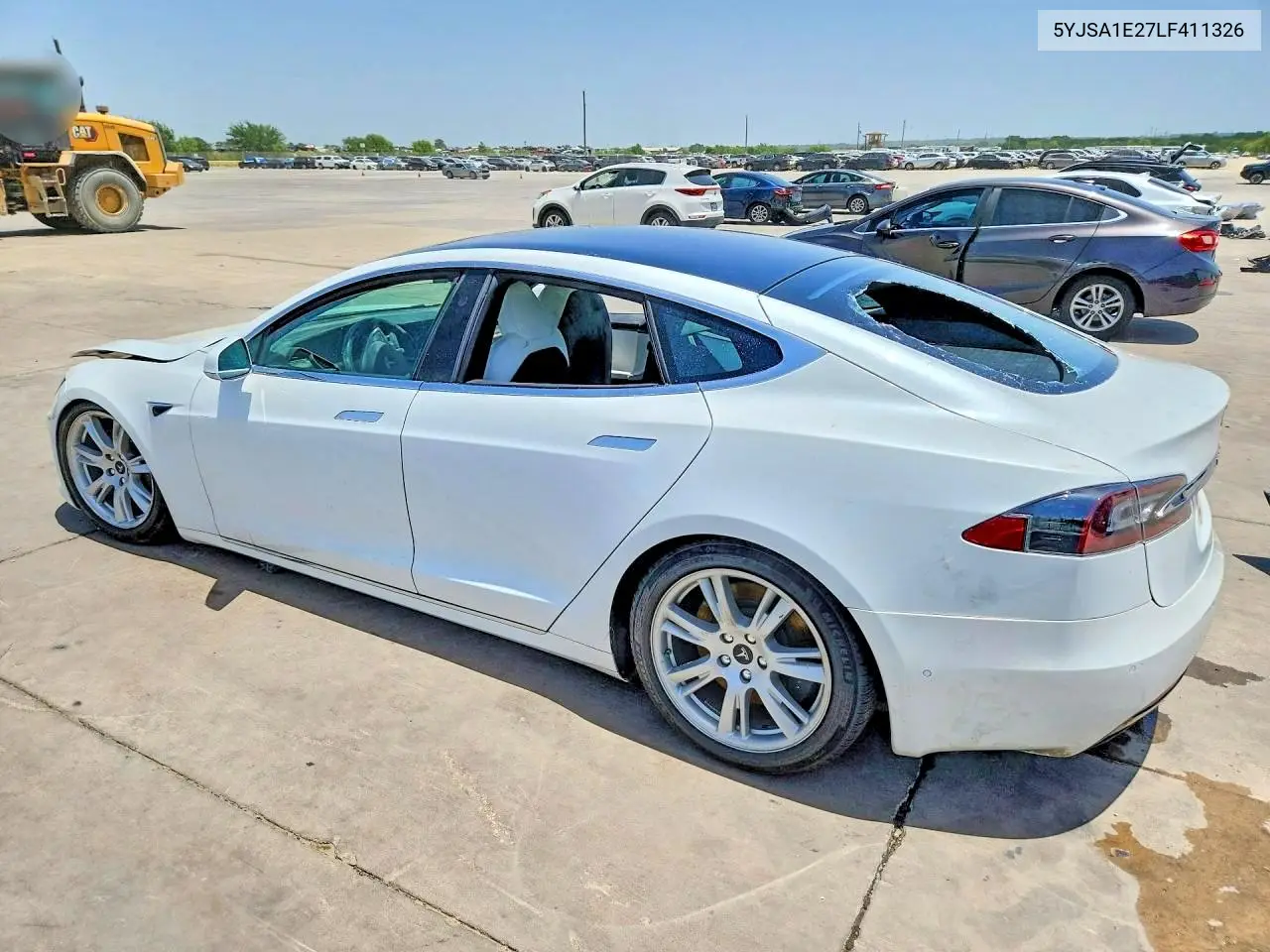 2020 Tesla Model S VIN: 5YJSA1E27LF411326 Lot: 58943736