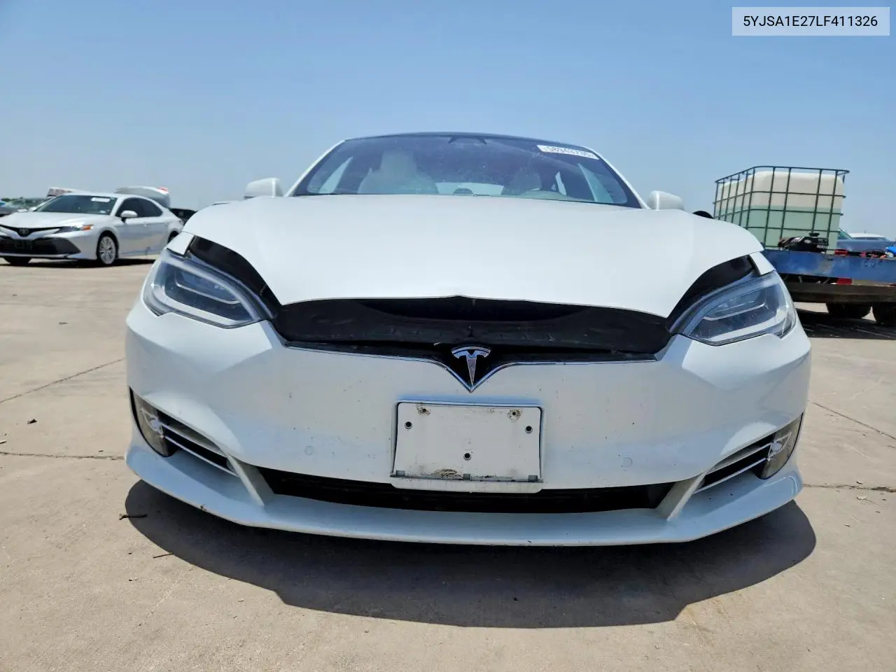 2020 Tesla Model S VIN: 5YJSA1E27LF411326 Lot: 58943736