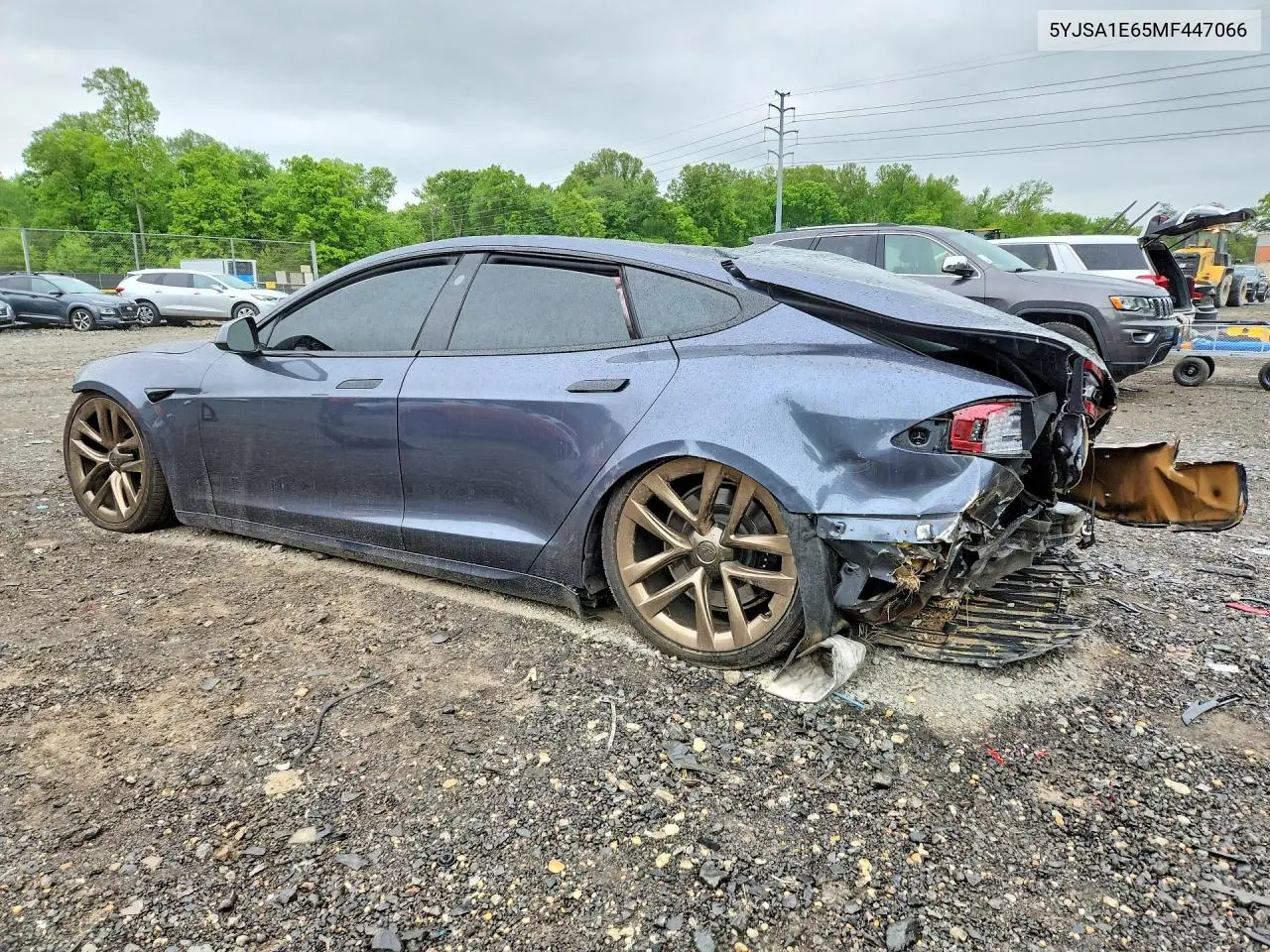 2021 Tesla Model S VIN: 5YJSA1E65MF447066 Lot: 51102466