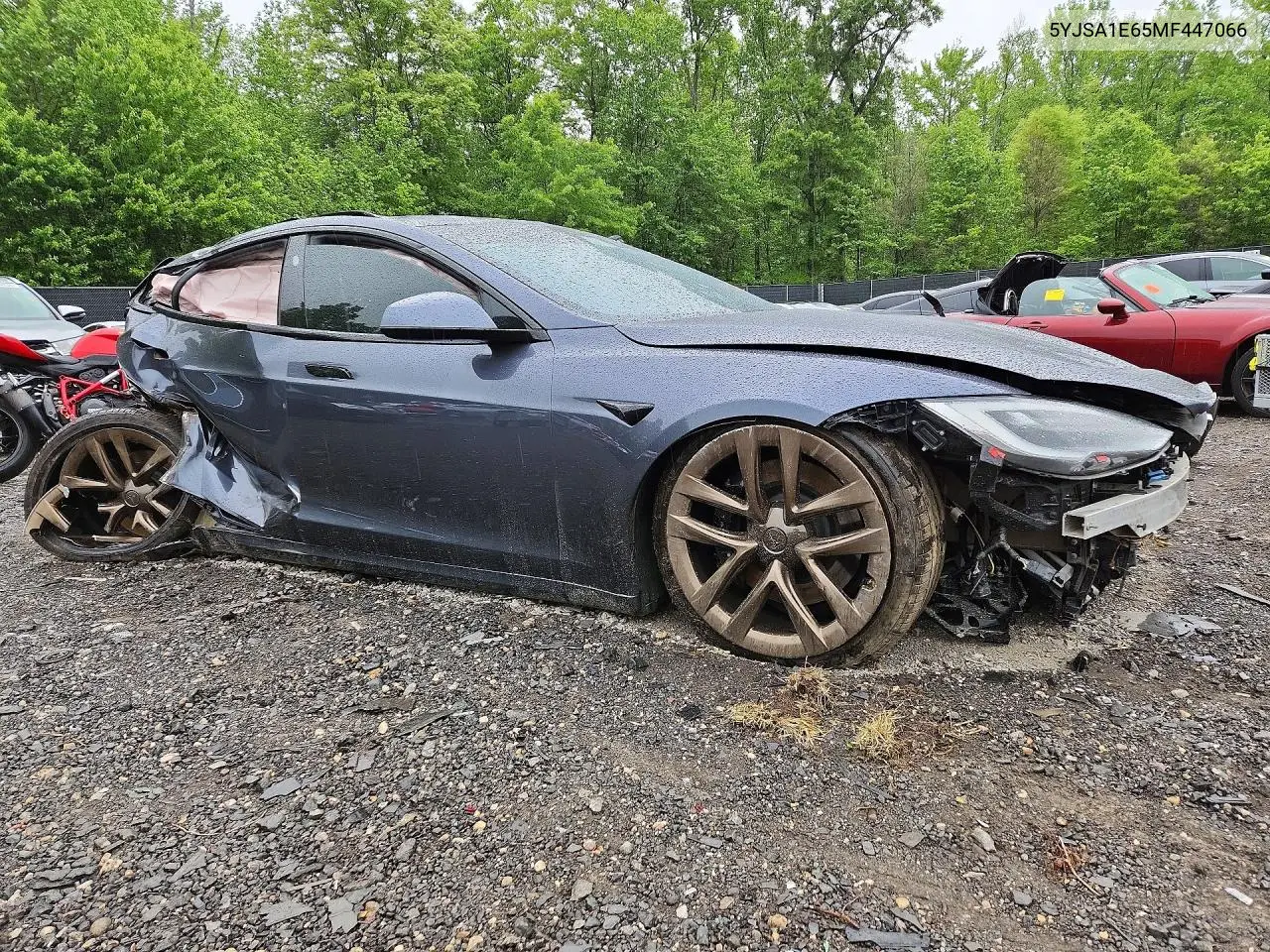 2021 Tesla Model S VIN: 5YJSA1E65MF447066 Lot: 51102466