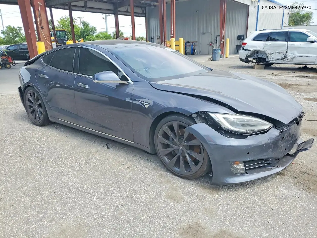 2021 Tesla Model S VIN: 5YJSA1E23MF425970 Lot: 56649046