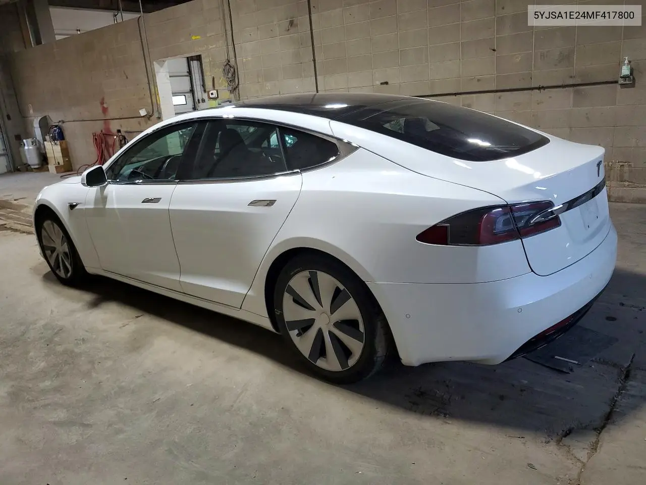 2021 Tesla Model S VIN: 5YJSA1E24MF417800 Lot: 59241786