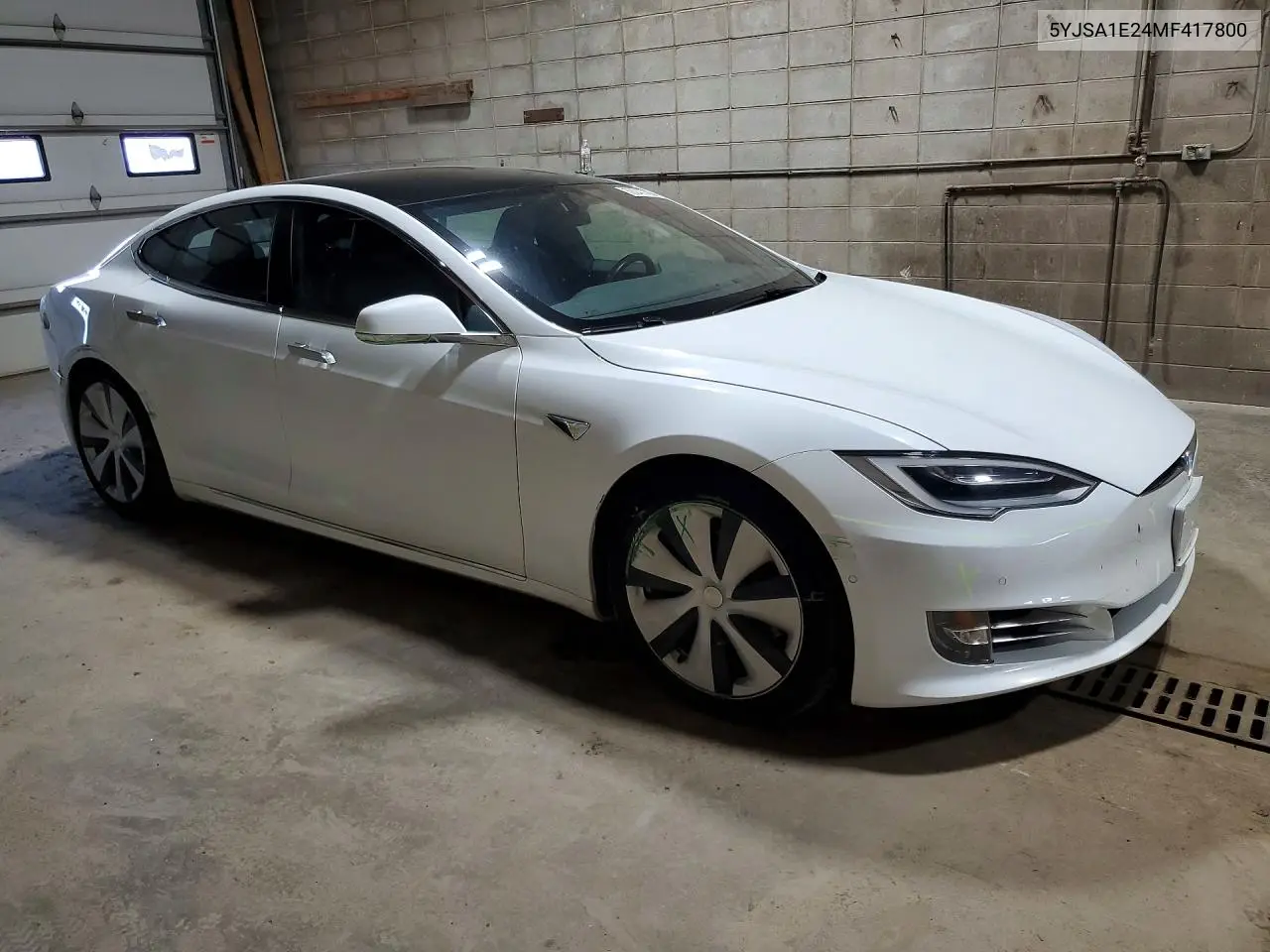 2021 Tesla Model S VIN: 5YJSA1E24MF417800 Lot: 59241786