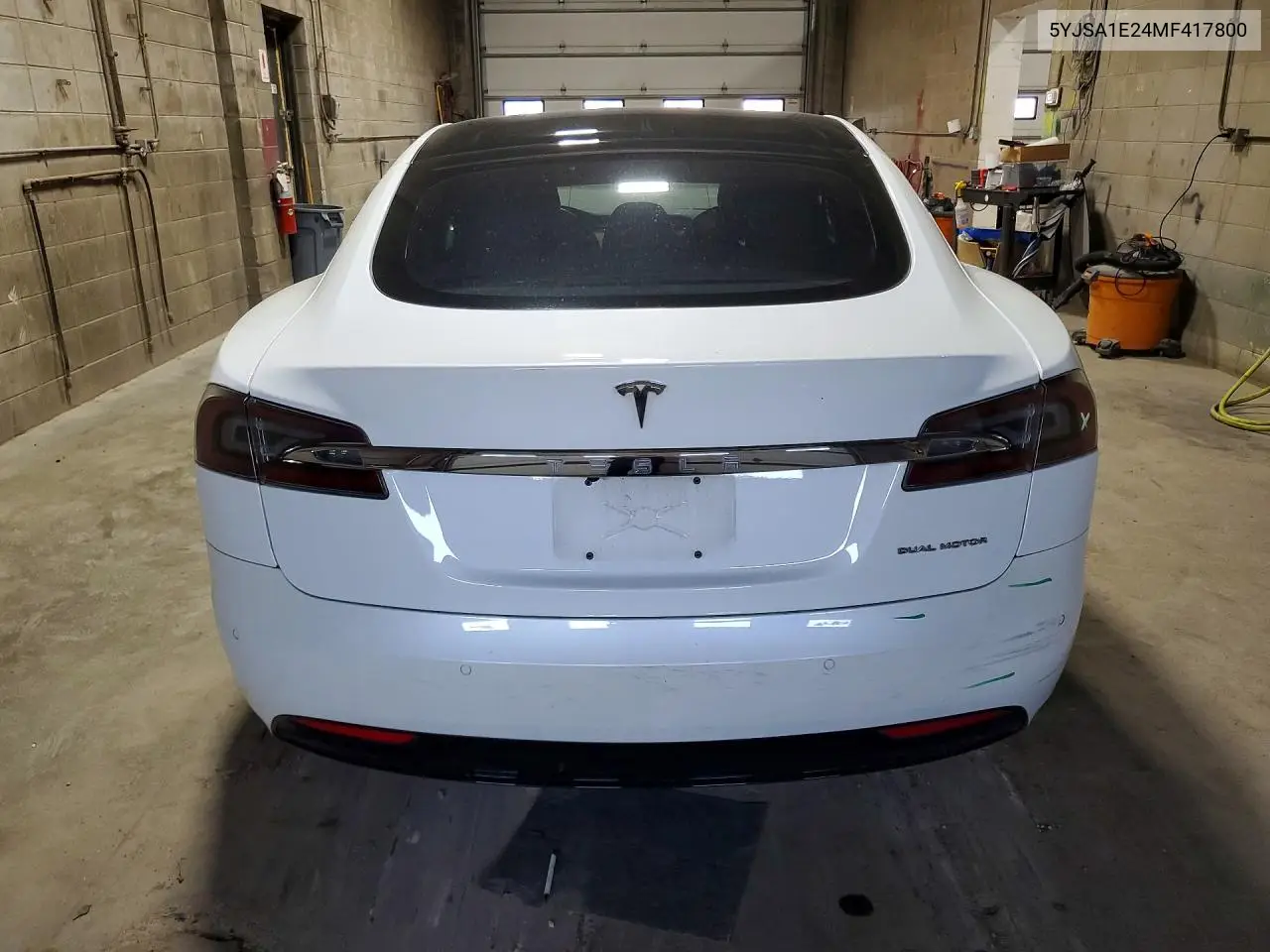 2021 Tesla Model S VIN: 5YJSA1E24MF417800 Lot: 59241786