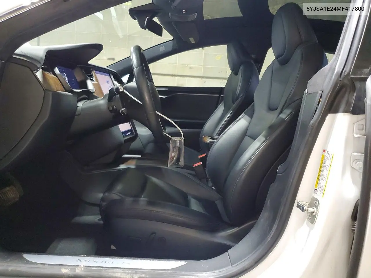 2021 Tesla Model S VIN: 5YJSA1E24MF417800 Lot: 59241786