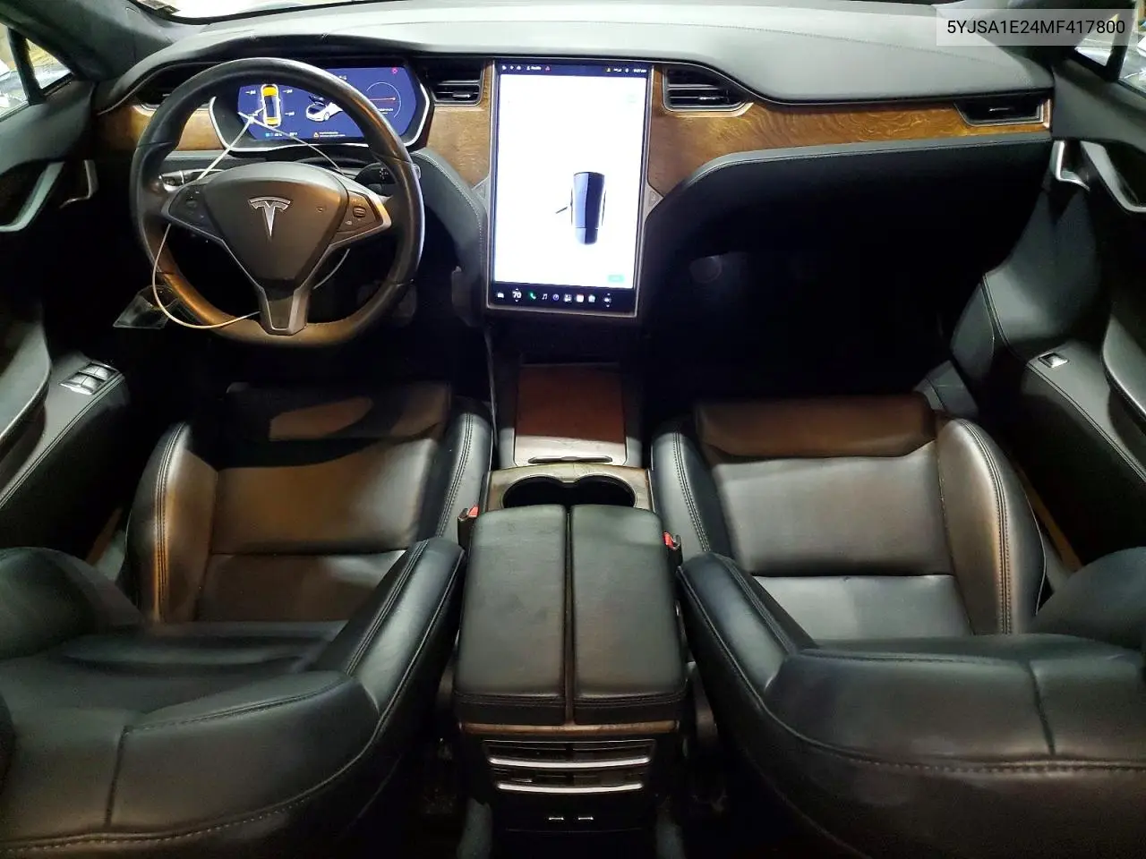 2021 Tesla Model S VIN: 5YJSA1E24MF417800 Lot: 59241786
