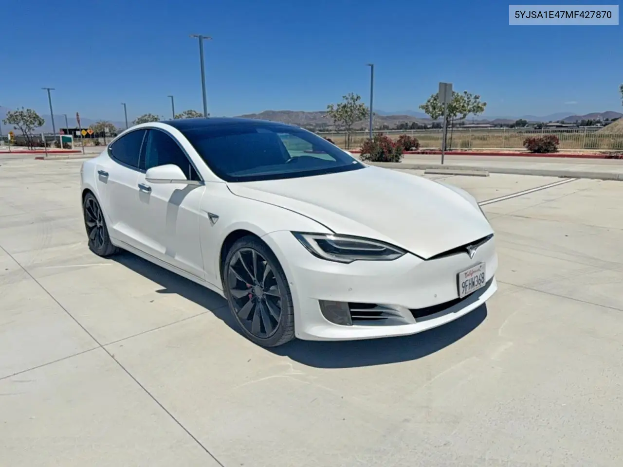 2021 Tesla Model S VIN: 5YJSA1E47MF427870 Lot: 60093726