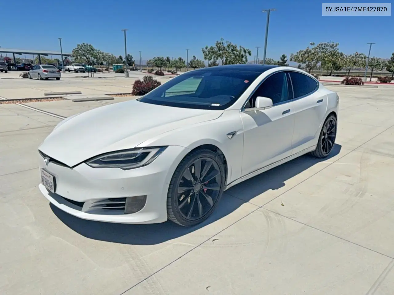 2021 Tesla Model S VIN: 5YJSA1E47MF427870 Lot: 60093726
