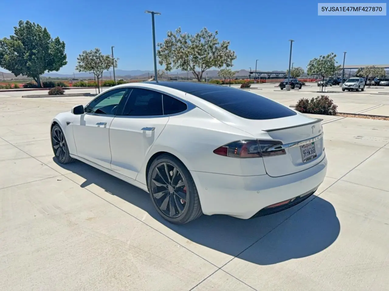 2021 Tesla Model S VIN: 5YJSA1E47MF427870 Lot: 60093726