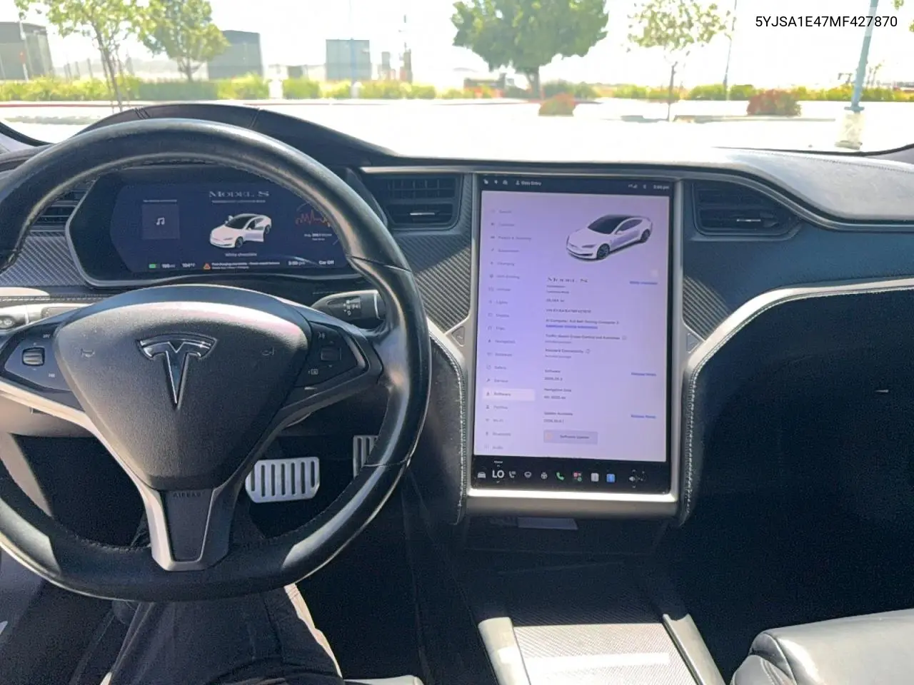 2021 Tesla Model S VIN: 5YJSA1E47MF427870 Lot: 60093726
