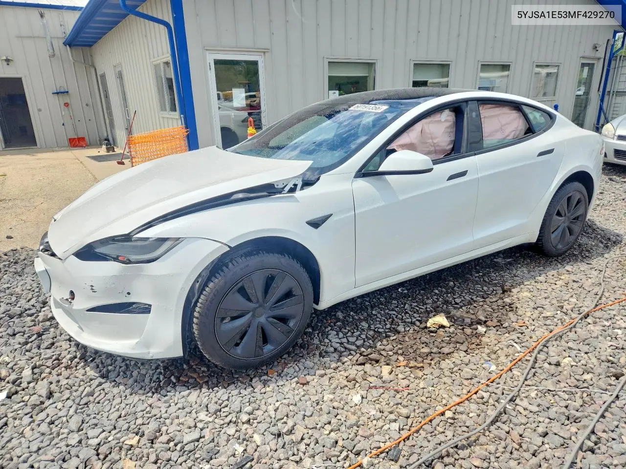 2021 Tesla Model S VIN: 5YJSA1E53MF429270 Lot: 60191356
