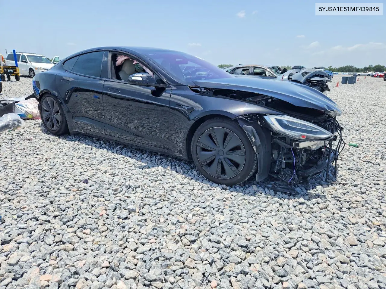 2021 Tesla Model S VIN: 5YJSA1E51MF439845 Lot: 60271336