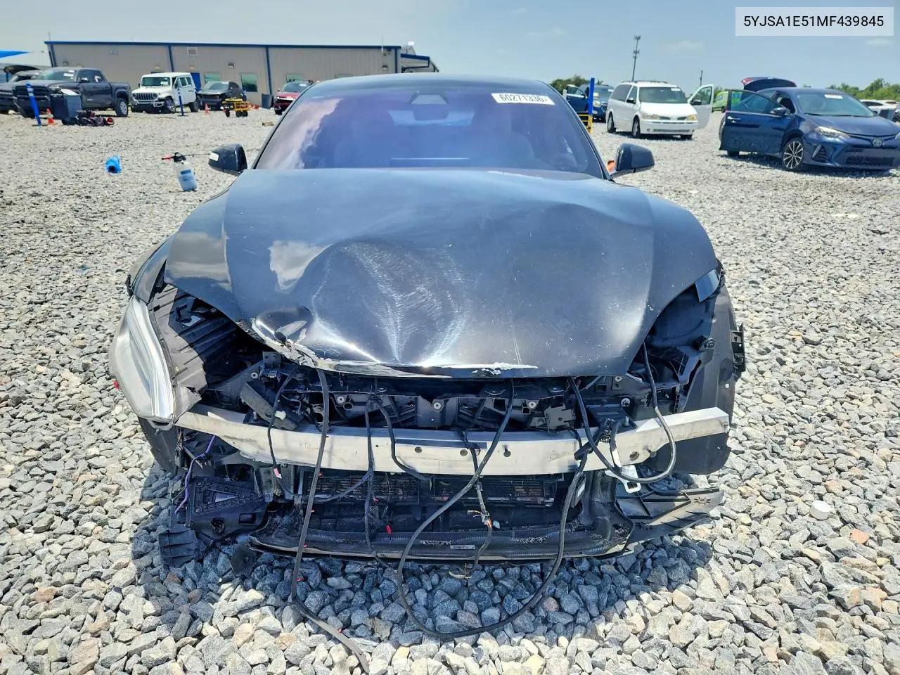 2021 Tesla Model S VIN: 5YJSA1E51MF439845 Lot: 60271336