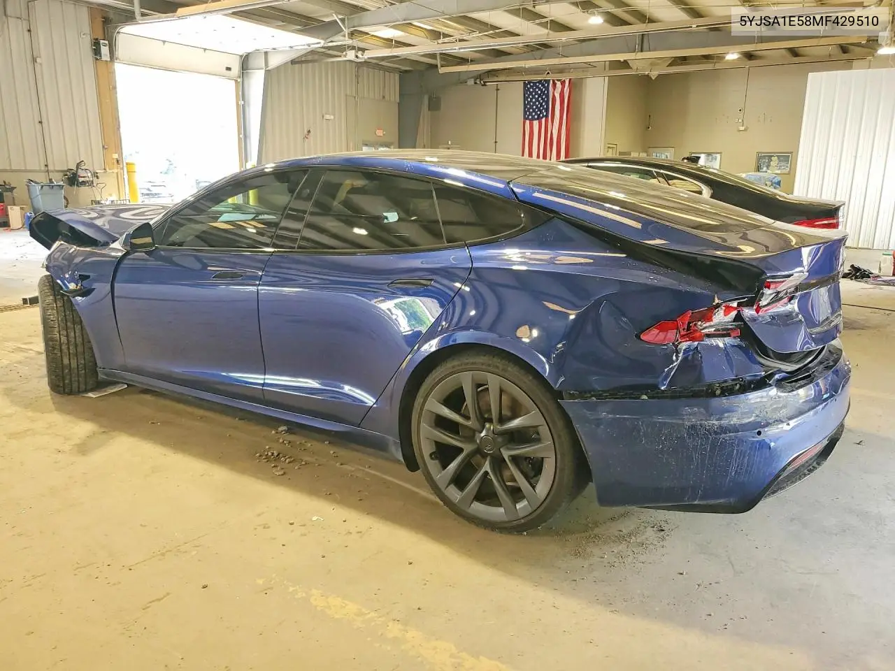 2021 Tesla Model S VIN: 5YJSA1E58MF429510 Lot: 60651836