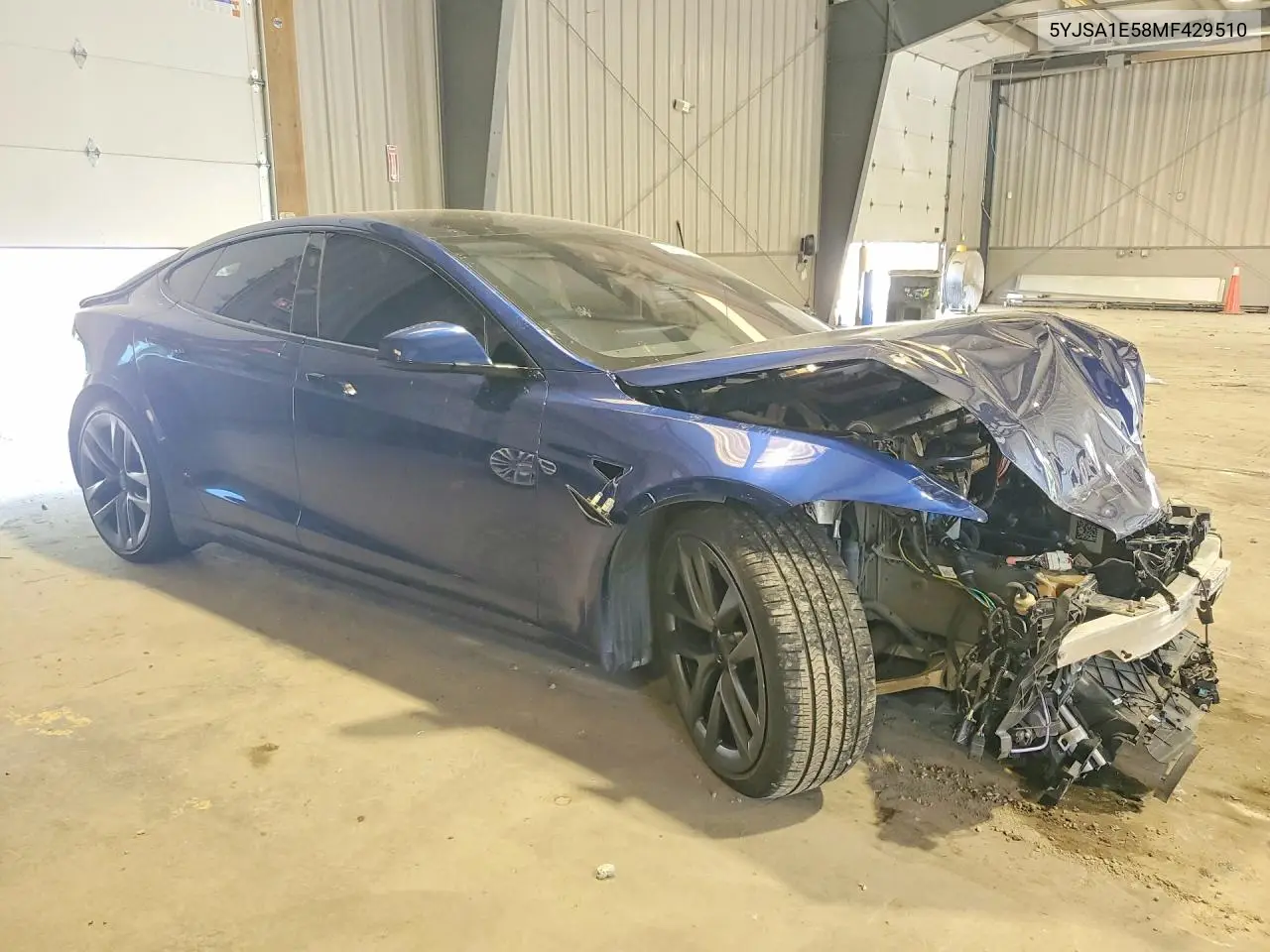 2021 Tesla Model S VIN: 5YJSA1E58MF429510 Lot: 60651836