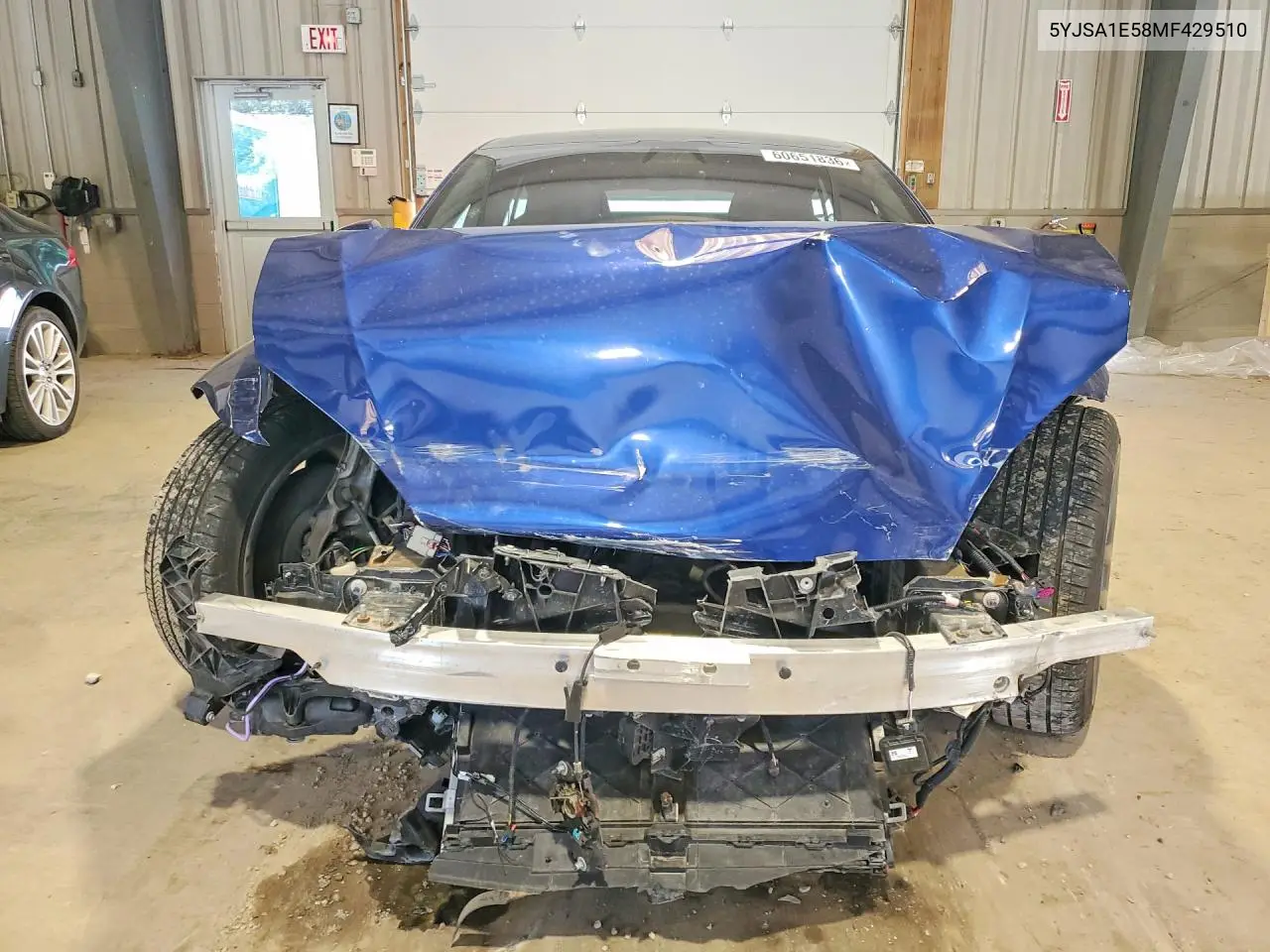 2021 Tesla Model S VIN: 5YJSA1E58MF429510 Lot: 60651836