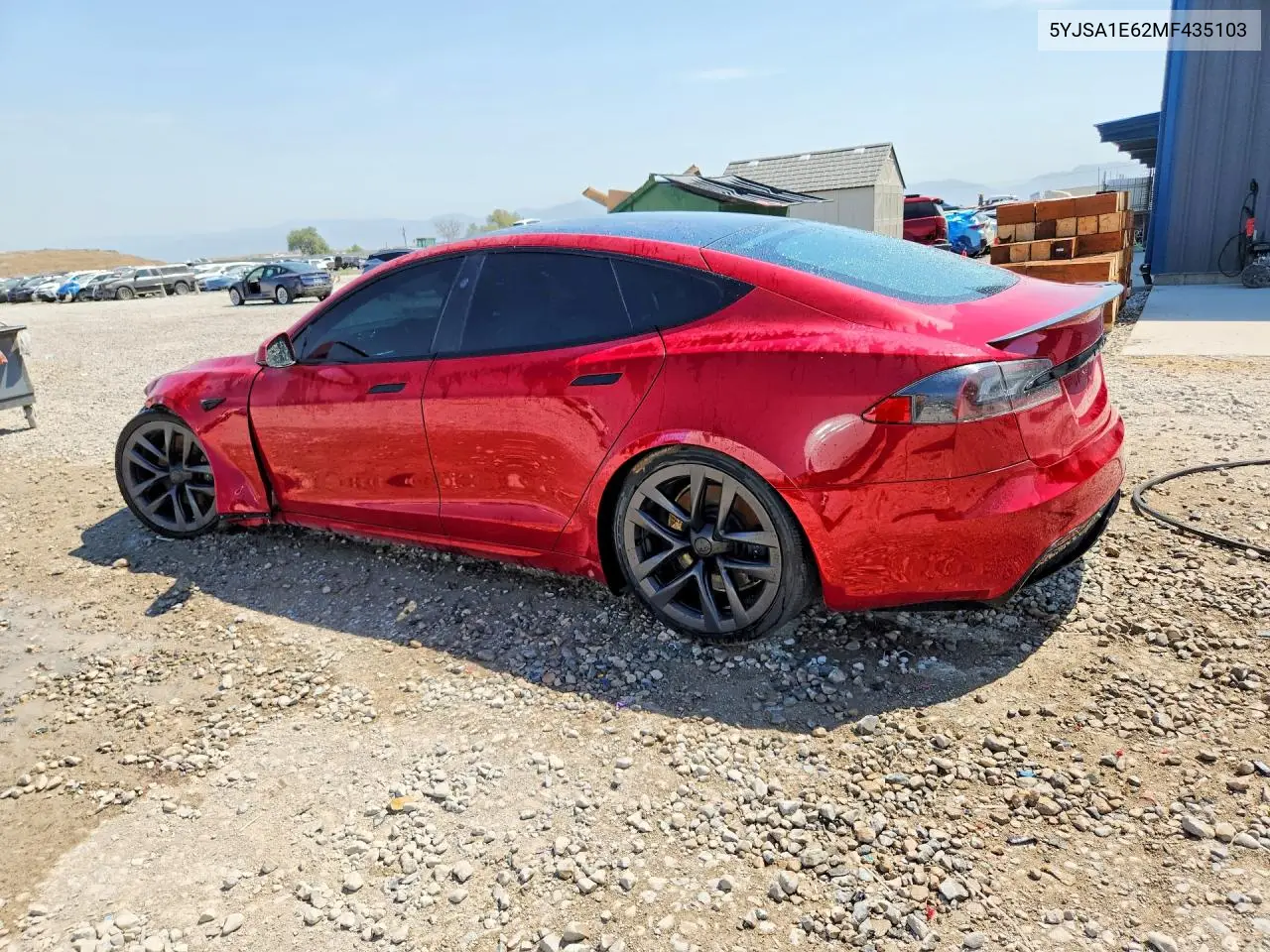 2021 Tesla Model S VIN: 5YJSA1E62MF435103 Lot: 60974726
