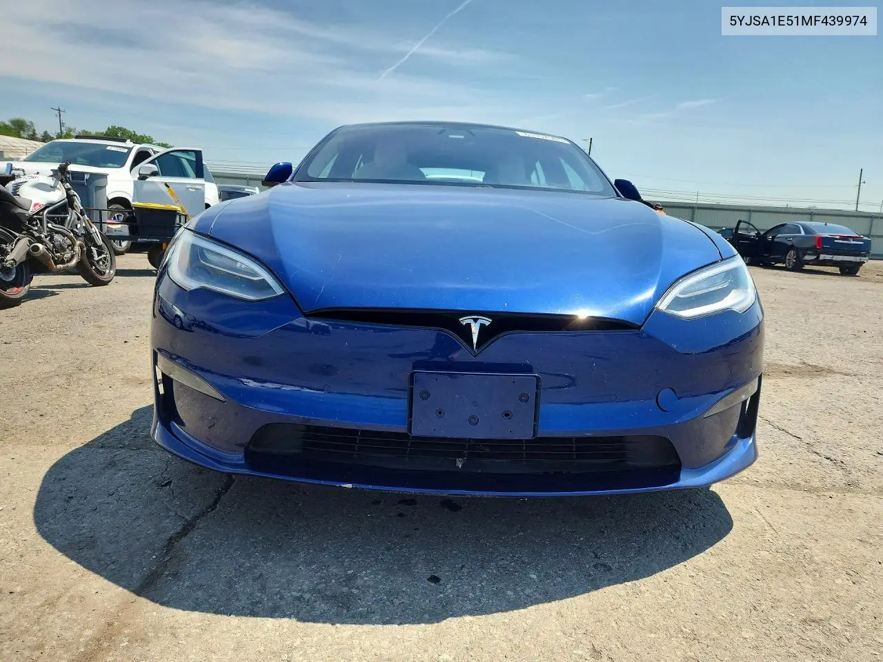 2021 Tesla Model S VIN: 5YJSA1E51MF439974 Lot: 61157086