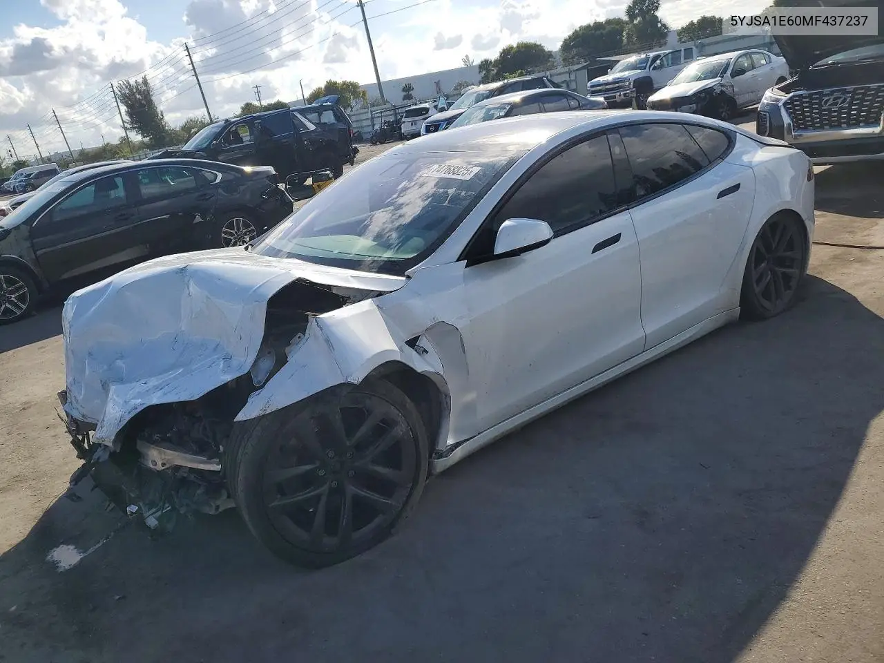 5YJSA1E60MF437237 2021 Tesla Model S