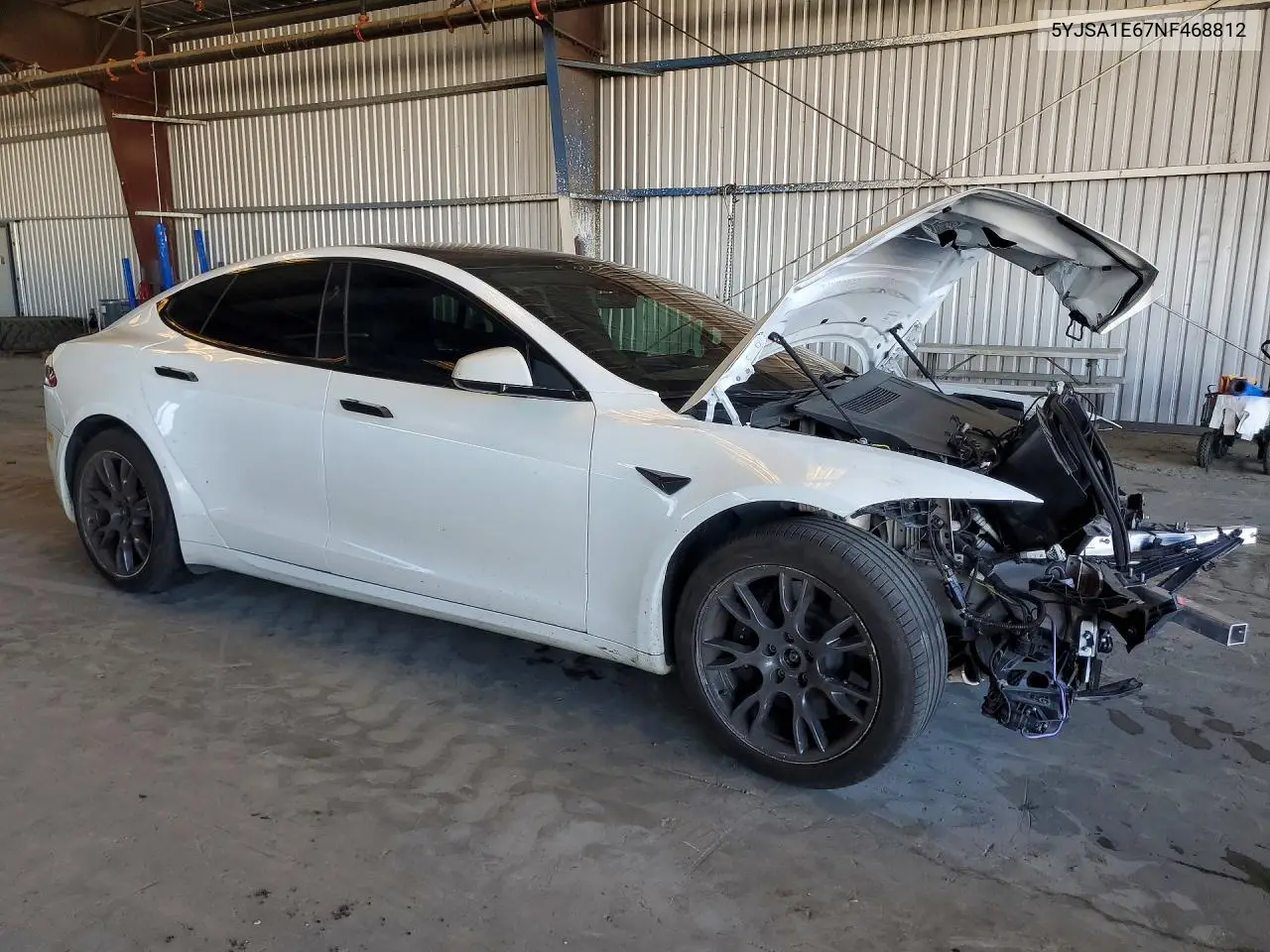 2022 Tesla Model S VIN: 5YJSA1E67NF468812 Lot: 47048196