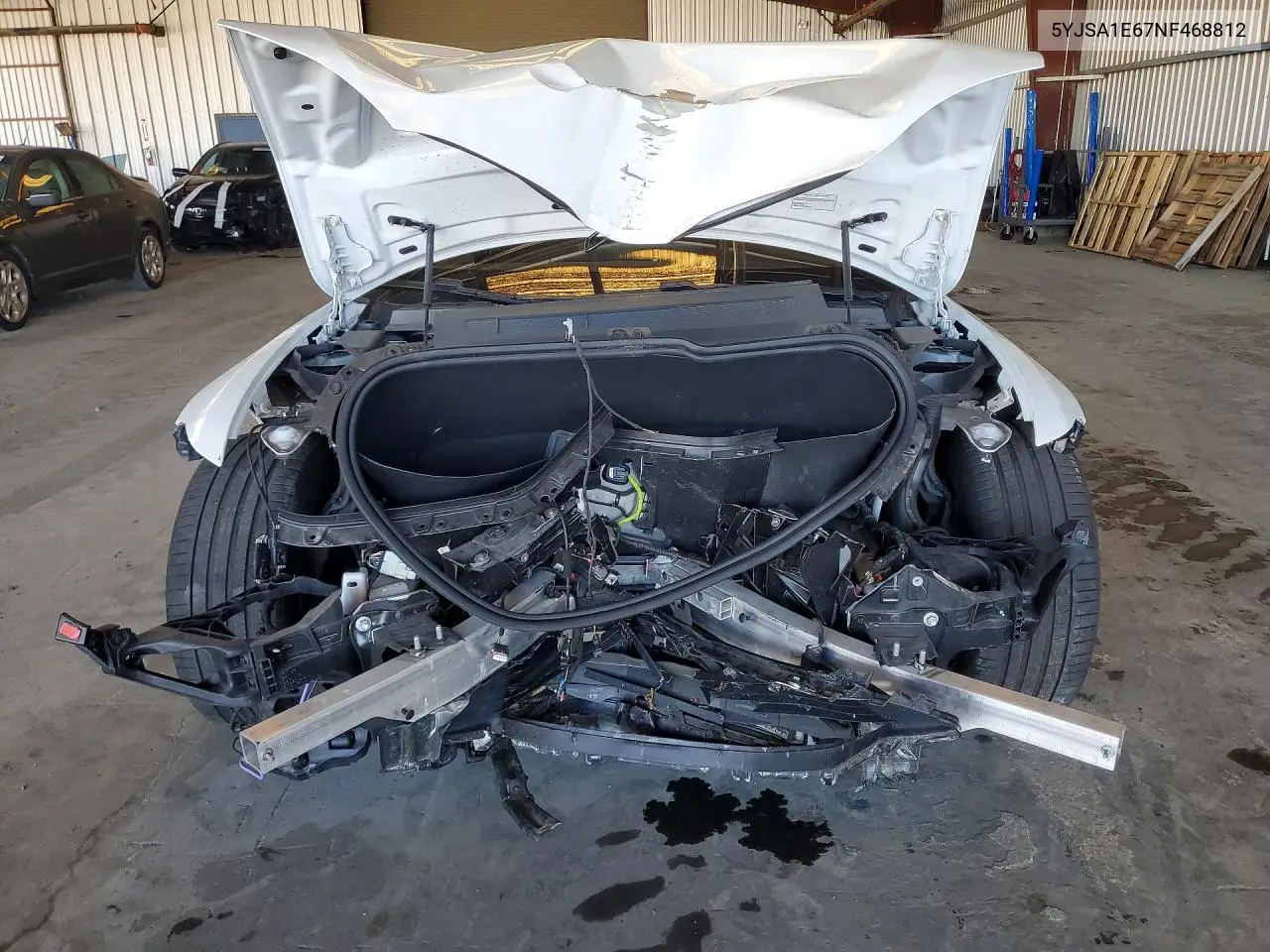 2022 Tesla Model S VIN: 5YJSA1E67NF468812 Lot: 47048196